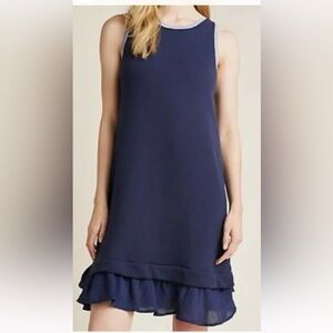 NWT $98 Anthropologie Saturday Sunday Sleeveless Dress Ruffle Sweater XS